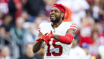 San Francisco 49ers wide receiver Jauan Jennings (15)
