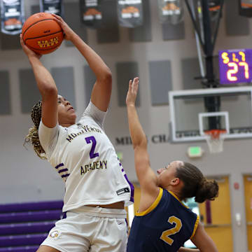 Montverde Academy junior guard Saniyah Hall scored 21 points and grabbed five rebounds to guide the area’s No. 1-ranked Eagles past The Newman School (Mass.), 89-57.
