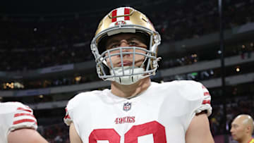 San Francisco 49ers offensive lineman Daniel Brunskill (60)