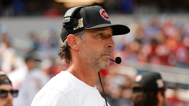 San Francisco 49ers head coach Kyle Shanahan