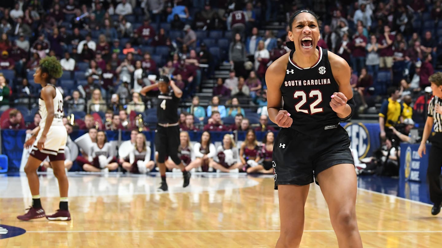 前鬥雞選手 A'ja Wilson 將在殖民地生活競技場的椽子上正式看到她的球衣