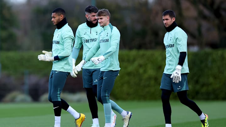 Tottenham Hotspur Training Session And Press Conference - UEFA Europa League 2024/25 League Phase