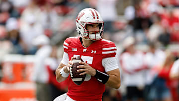 Hunter Simmons the new Wisconsin QB starter. 