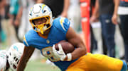 Chargers TE Oronde Gadsden faces the Las Vegas Raiders in Week 13.