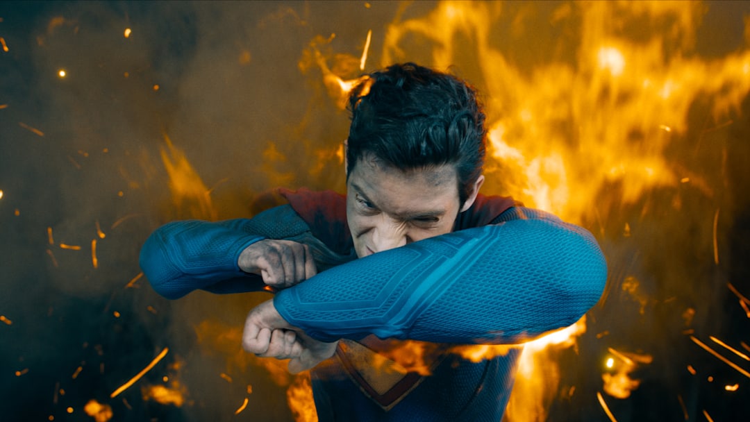 DAVID CORENSWET as Superman in DC Studios’ and Warner Bros. Pictures’ “SUPERMAN,” a Warner Bros. Pictures release.Courtesy of Warner Bros. Pictures