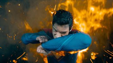 DAVID CORENSWET as Superman in DC Studios’ and Warner Bros. Pictures’ “SUPERMAN,” a Warner Bros. Pictures release.Courtesy of Warner Bros. Pictures