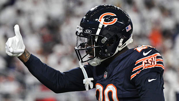 Chicago Bears cornerback Tyrique Stevenson