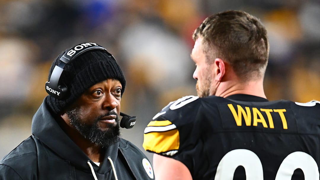 Pittsburgh Steelers HC Mike Tomlin, linebacker T.J. Watt
