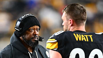 Pittsburgh Steelers HC Mike Tomlin, linebacker T.J. Watt