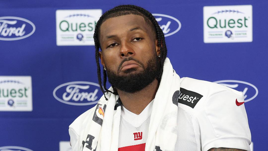 New York Giants linebacker Kayvon Thibodeaux (5).
