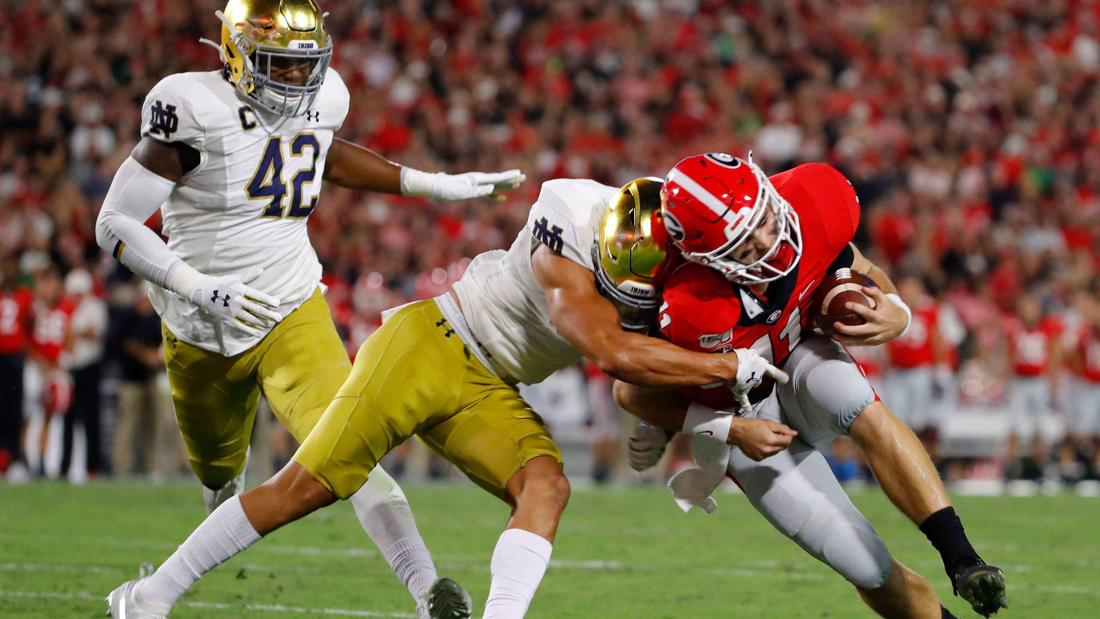 Georgia football vs. Notre Dame final odds and a prediction