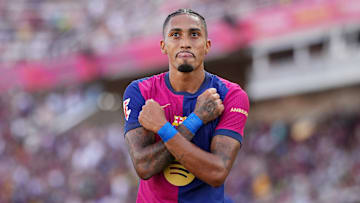 Raphinha abriu o placar e fez mais dois gols no segundo tempo