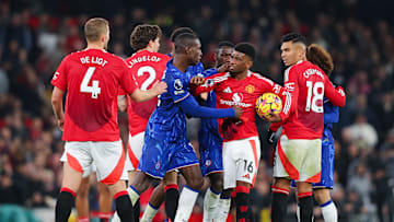 Tempers boiled over during Manchester United's draw against Chelsea