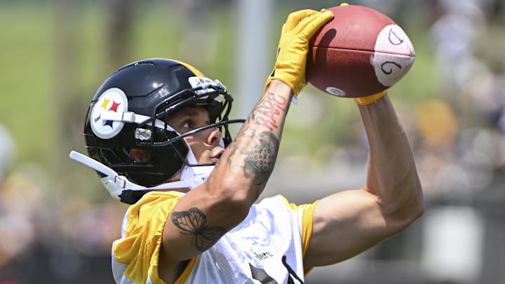 Steelers young WR just made the kind of catch fans will be talking about all  camp