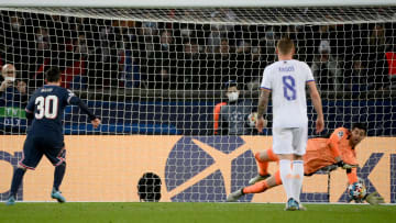 Courtois neutralizza un calcio di rigore calciato da Lionel Messi