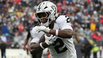 Las Vegas Raiders running back Ashton Jeanty