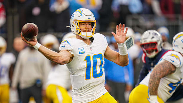 Los Angeles Chargers quarterback Justin Herbert