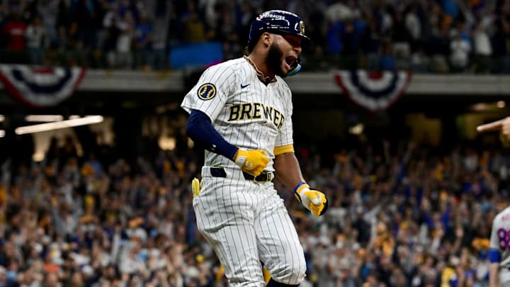 Milwaukee Brewers outfielder Jackson Chourio.