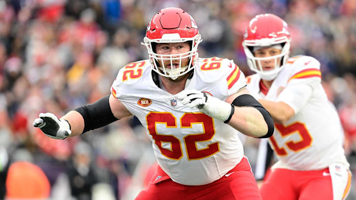 Joe Thuney was ruled out against the Ravens in the AFC Championship