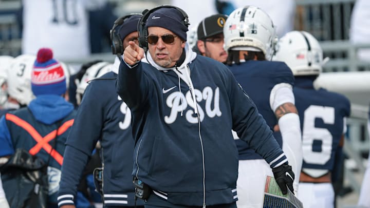 Penn State Nittany Lions head coach James Franklin