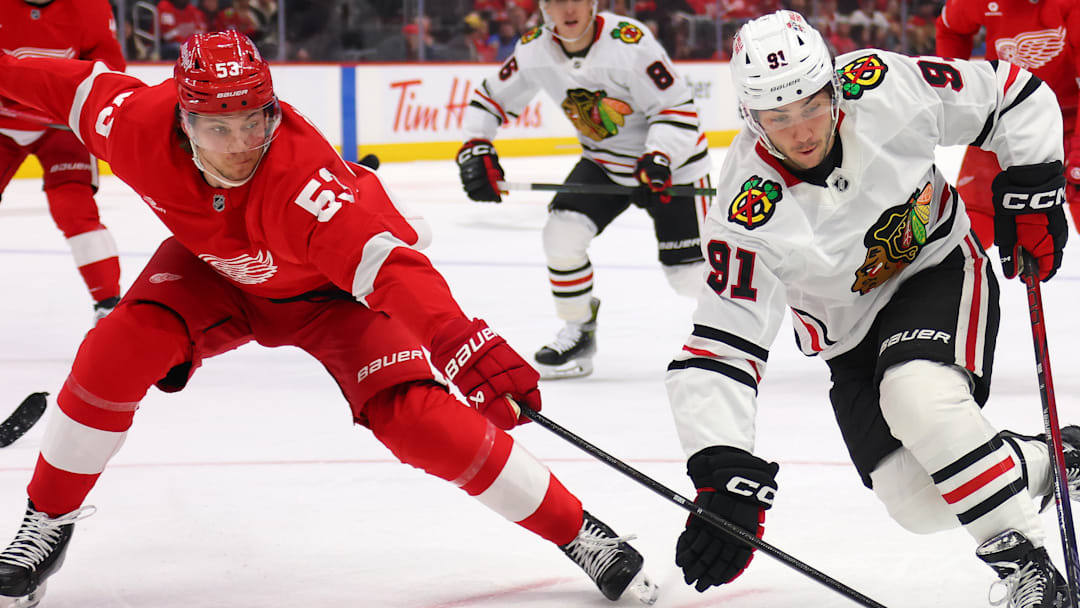 Chicago Blackhawks v Detroit Red Wings