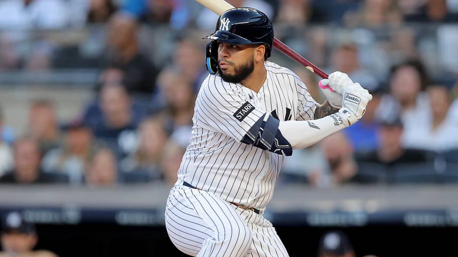 Luis Garcia Jr. with the Yankees