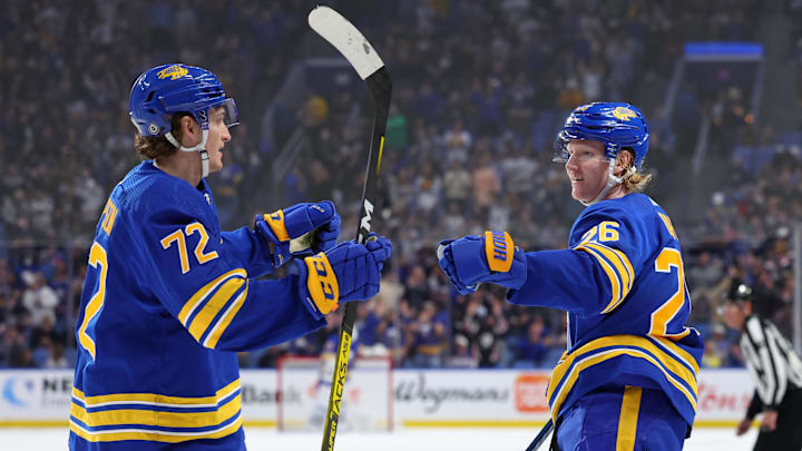 Buffalo Sabres superstars Tage Thompson and Rasmus Dahlin.