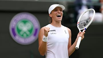 Iga Swiatek at Wimbledon 2025