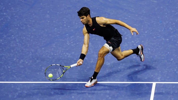 World No. 3 Alcaraz will face the U.S.'s Shelton at MSG on December 4. World No. 3 Alcaraz will face the U.S.'s Shelton at MSG on December 4.