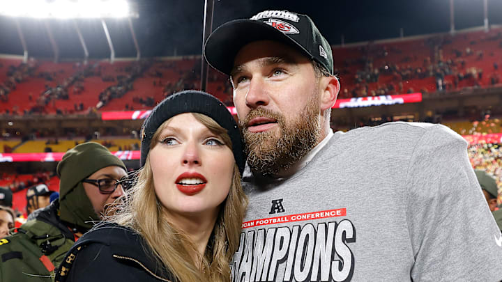 Taylor Swift and Travis Kelce