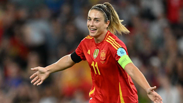 Alexia Putellas a ouvert son compteur face au Portugal hier soir. Alexia Putellas a ouvert son compteur face au Portugal hier soir.