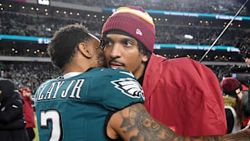 Darius Slay Jr. and Jayden Daniels