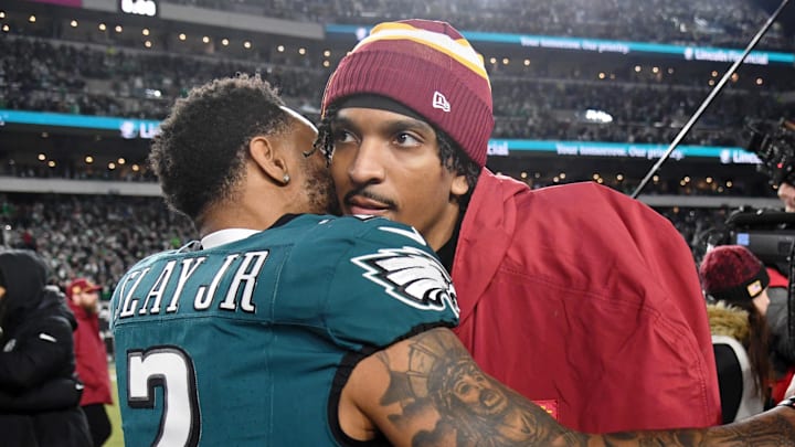 Darius Slay Jr. and Jayden Daniels