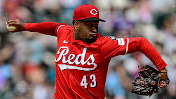 Cincinnati Reds pitcher Alexis Diaz