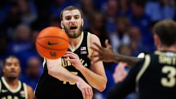 Purdue Boilermakers center Oscar Cluff (45)