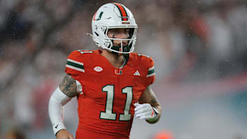 Miami Hurricanes quarterback Carson Beck (11)