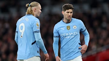 Erling Haaland and John Stones are both injury doubts