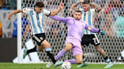 Julian Alvarez a fait le break pour l'Argentine.