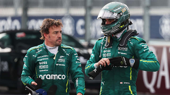 Fernando Alonso, Lance Stroll, Aston Martin, Formula 1