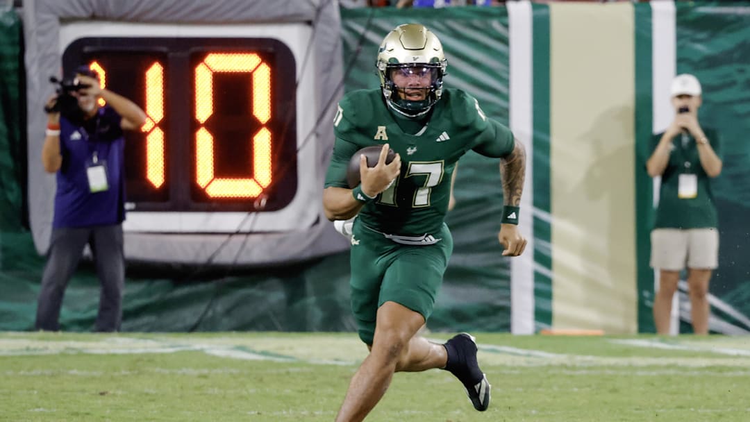 Auburn quarterback Byrum Brown joins the Tigers after a stellar career at USF.