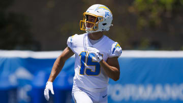 Ladd McConkey hits the gridiron during Los Angeles Chargers' rookie camp