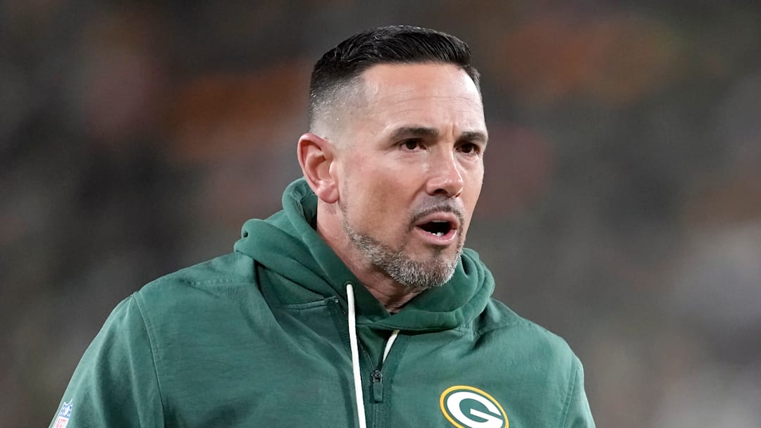 Green Bay Packers head coach Matt LaFleur Green Bay Packers head coach Matt LaFleur