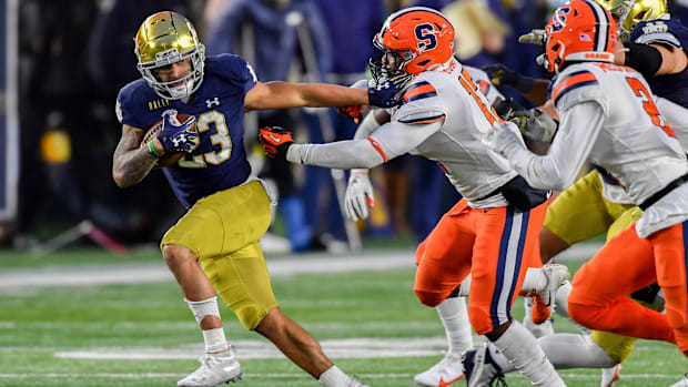 Notre Dame and Syracuse battle in 2020 seaso