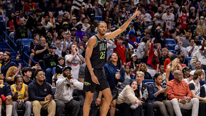 Trey Murphy III and the Pelicans are big road underdogs in Atlanta. Trey Murphy III and the Pelicans are big road underdogs in Atlanta.