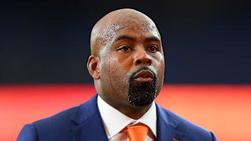 Head coach Fran Brown says Syracuse football has made progress this season. But his sole goal is a national championship.