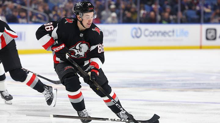 Buffalo Sabres forward Noah Ostlund