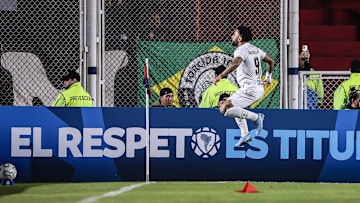 Gabigol vem de marcar gol na Sul-Americana