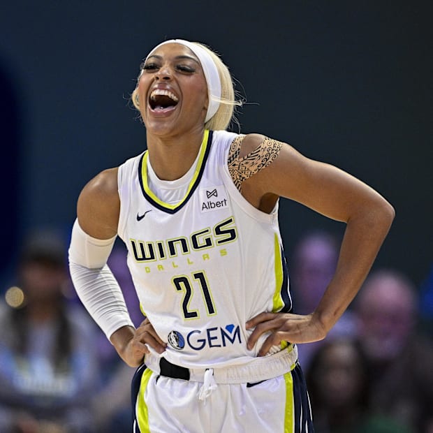 Dallas Wings guard DiJonai Carrington