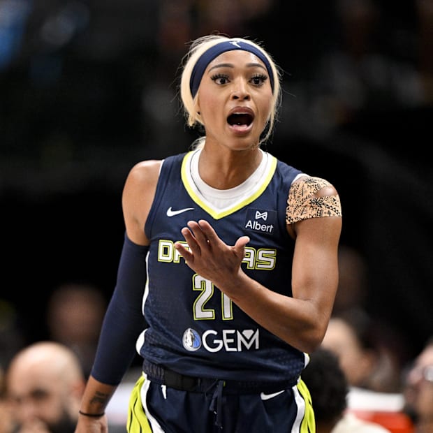 Dallas Wings guard DiJonai Carrington 