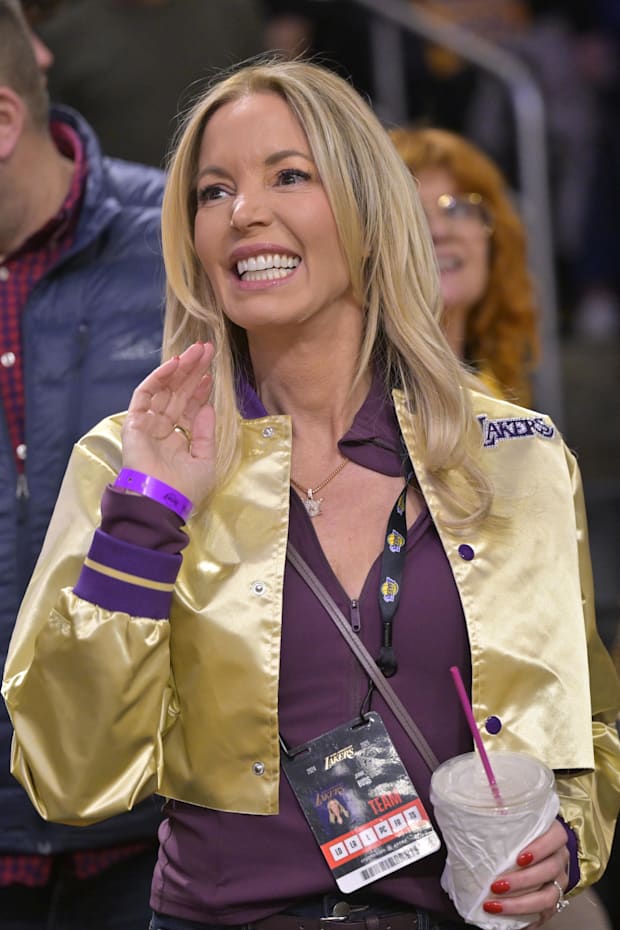 Owner and president of the Los Angeles Lakers Jeanie Buss